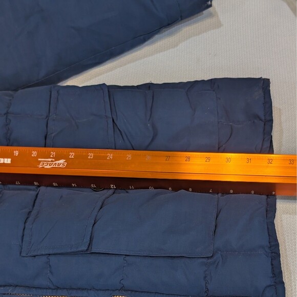 Vintage Eddie Bauer Down Blizzard Proof Jacket Coat Parka Men's Fur Collar XL - Picture 9 of 12